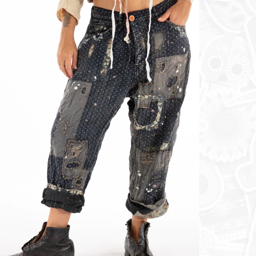 Rare Find! Magnolia Pearl Floral Miner Pant "Cosette" 495 NWT. SOLD OUT!